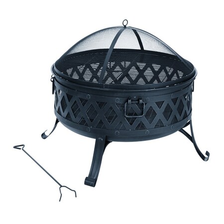 Living Accents FIRE PIT STL RND 29""D SRFP11222
